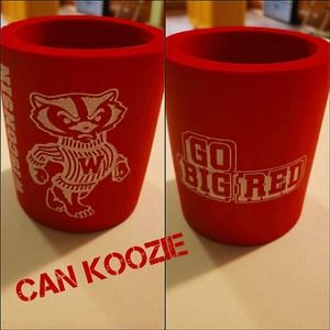 🦡Wisconsin Bucky Badger Can Koozie🦡
